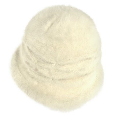 Hatte - Gårda Atri Angora Cloche (hvid)