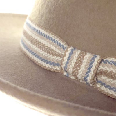 Hatte - Gårda Belluno Crushable Wool felt Fedora (beige)