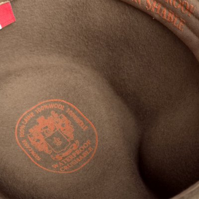 Hatte - Gårda Belluno Crushable Wool felt Fedora (beige)