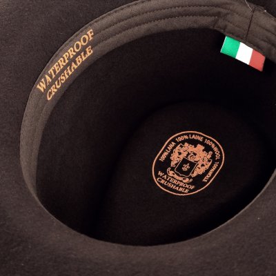 Hatte - Gårda Bowmont Crushable Wool felt Western hat (brun)