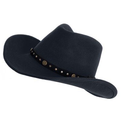 Hatte - Gårda Bowmont Crushable Wool felt Western hat (sort)