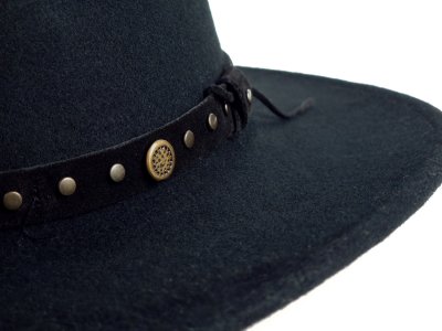 Hatte - Gårda Bowmont Crushable Wool felt Western hat (sort)