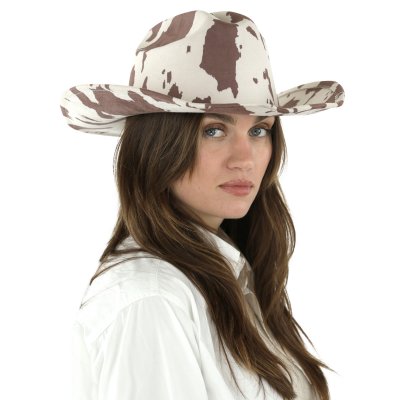 Hatte - Gårda Bozeman Cowboy (hvid/brun)