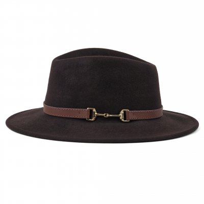 Hatte - Gårda Braga Wool felt Fedora (brun)