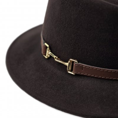 Hatte - Gårda Braga Wool felt Fedora (brun)