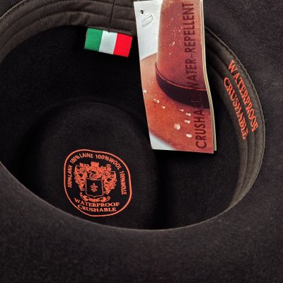 Hatte - Gårda Braga Wool felt Fedora (brun)