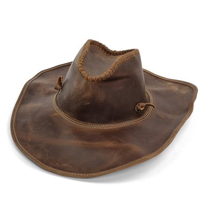 Hatte - Gårda Grafton Leather Cowboy (brun)