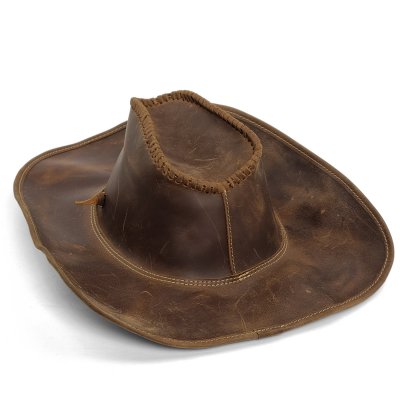 Hatte - Gårda Grafton Leather Cowboy (brun)