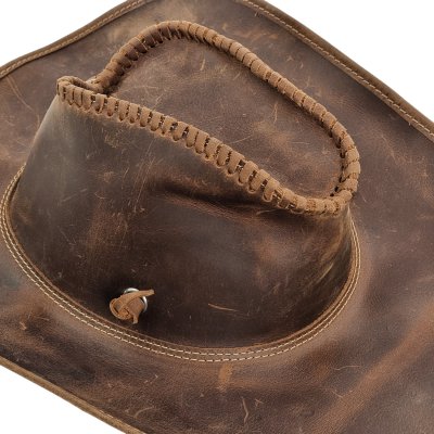 Hatte - Gårda Grafton Leather Cowboy (brun)