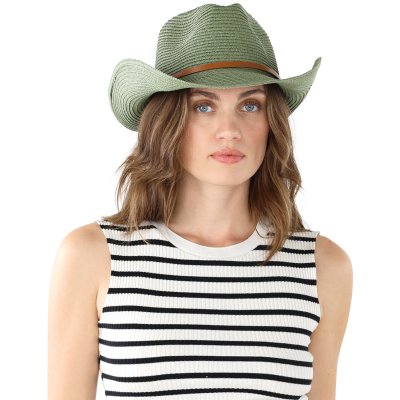 Stråhat - Gårda Kos Western Hat (grøn)