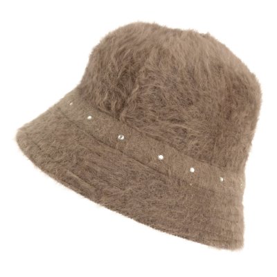 Hatte - Gårda Liskeard Angora Bucket Hat (brun)