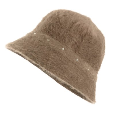 Hatte - Gårda Liskeard Angora Bucket Hat (brun)
