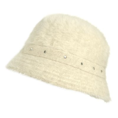 Hatte - Gårda Liskeard Angora Bucket Hat (hvid)