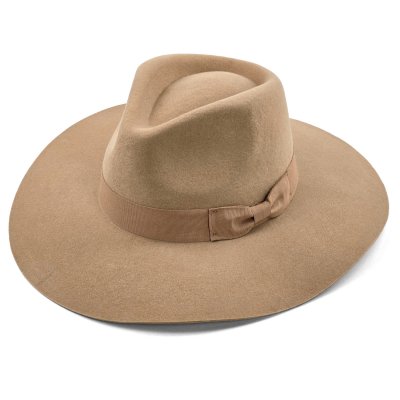 Hatte - Gårda Marcola Wide brimmed Fedora (beige)