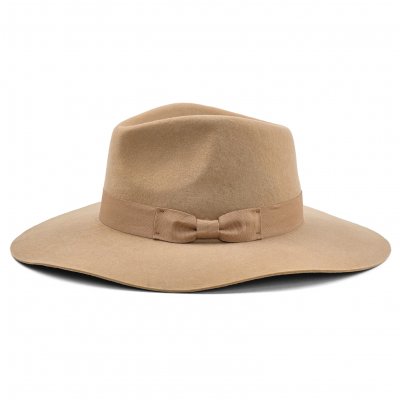 Hatte - Gårda Marcola Wide brimmed Fedora (beige)