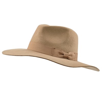Hatte - Gårda Marcola Wide brimmed Fedora (beige)