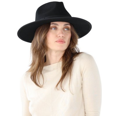 Hatte - Gårda Marcola Wide brimmed Fedora (sort)