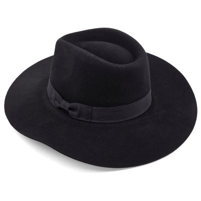 Hatte - Gårda Marcola Wide brimmed Fedora (sort)