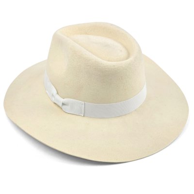 Hatte - Gårda Marcola Wide brimmed Fedora (hvid)