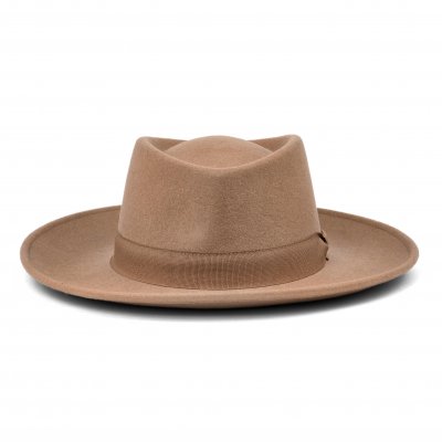 Hatte - Gårda Napoli Fedora Wool Hat (beige)