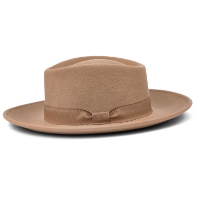 Hatte - Gårda Napoli Fedora Wool Hat (beige)