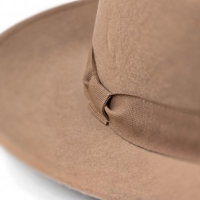 Hatte - Gårda Napoli Fedora Wool Hat (beige)