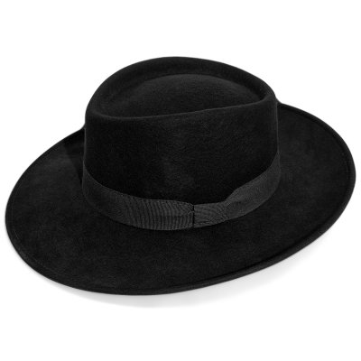 Hatte - Gårda Napoli Fedora Wool Hat (sort)