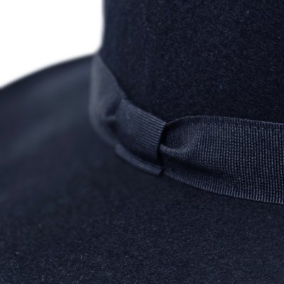 Hatte - Gårda Napoli Fedora Wool Hat (marineblå)