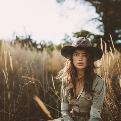 Hatte - Gårda Nigula Outdoor Hat (greige)