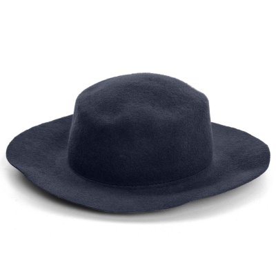 Hatte - Gårda Pinerolo Unstructured Wool Hat (blå)
