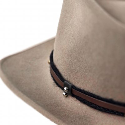 Hatte - Gårda Santaquin Crushable Wool felt Western hat (taupe)