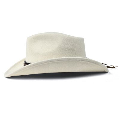 Hatte - Gårda Santaquin Crushable Wool felt Western hat (hvid)