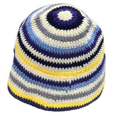 Hatte - Gårda Solero Knitted Bucket Hat (blå/multi)