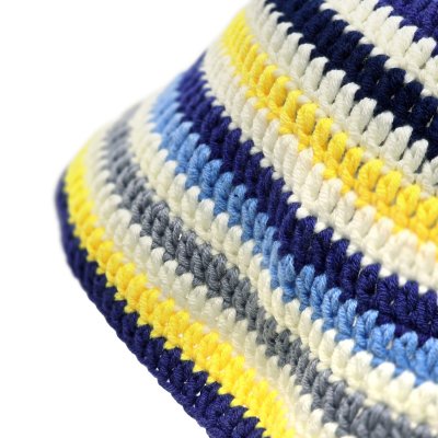 Hatte - Gårda Solero Knitted Bucket Hat (blå/multi)