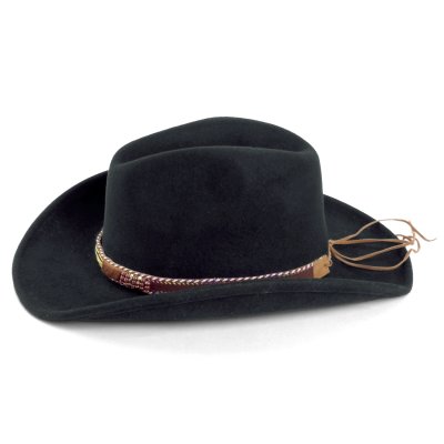 Hatte - Gårda Toquerville Crushable Wool felt Western hat (sort)
