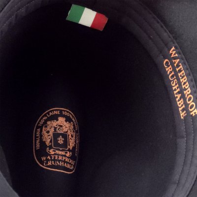 Hatte - Gårda Toquerville Crushable Wool felt Western hat (sort)