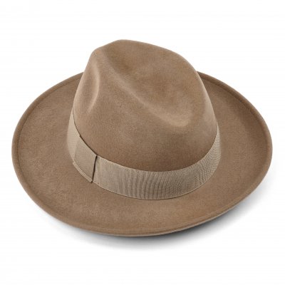 Hatte - Gårda Volterra Fedora Wool Hat (beige)