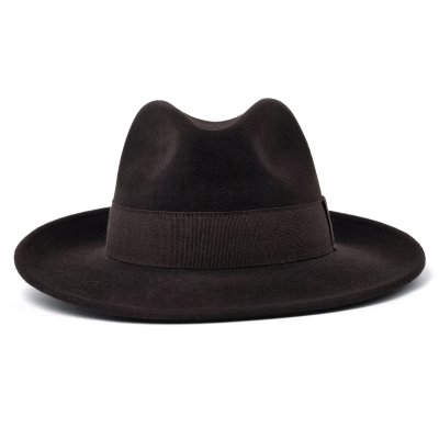 Hatte - Gårda Volterra Fedora Wool Hat (mørkebrun)
