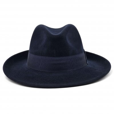 Hatte - Gårda Volterra Fedora Wool Hat (marineblå)