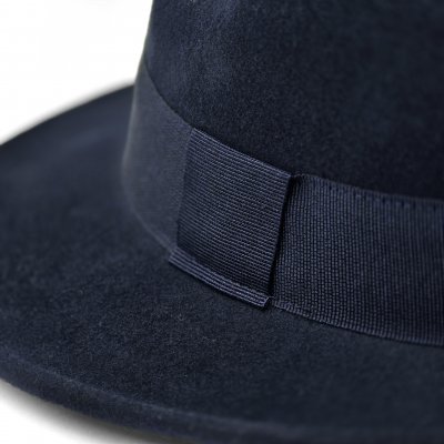 Hatte - Gårda Volterra Fedora Wool Hat (marineblå)