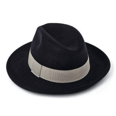 Hatte - Gårda Volterra Fedora Wool Hat (sort/creme)