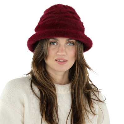 Hatte - Gårda Atri Angora Cloche (bordeaux)