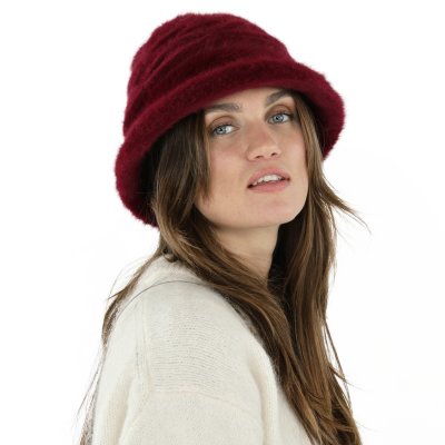 Hatte - Gårda Atri Angora Cloche (bordeaux)