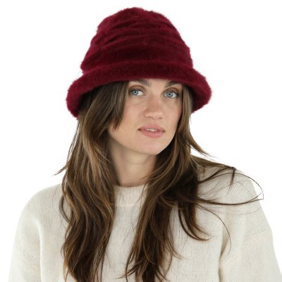 Hatte - Gårda Atri Angora Cloche (bordeaux)