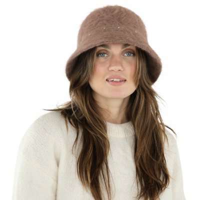 Hatte - Gårda Liskeard Angora Bucket Hat (brun)