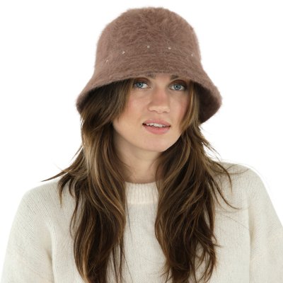 Hatte - Gårda Liskeard Angora Bucket Hat (brun)