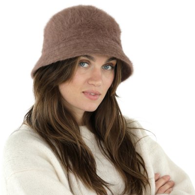 Hatte - Gårda Orvieto Angora Bucket Hat (brun)