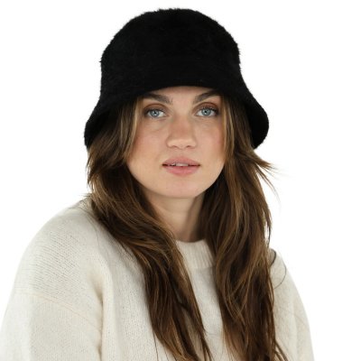 Hatte - Gårda Orvieto Angora Bucket Hat (sort)