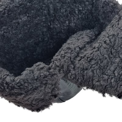 Pelshue - Gårda Linsell Leather Trapper (sort)