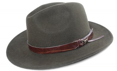 Hatte - Gårda Windsor Wool Fedora (grøn)